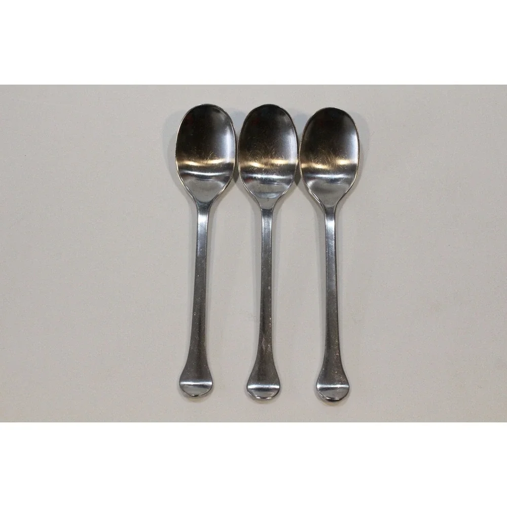 3 Tea Spoons Dansk KOBENHAVN‎ Stainless Flatware